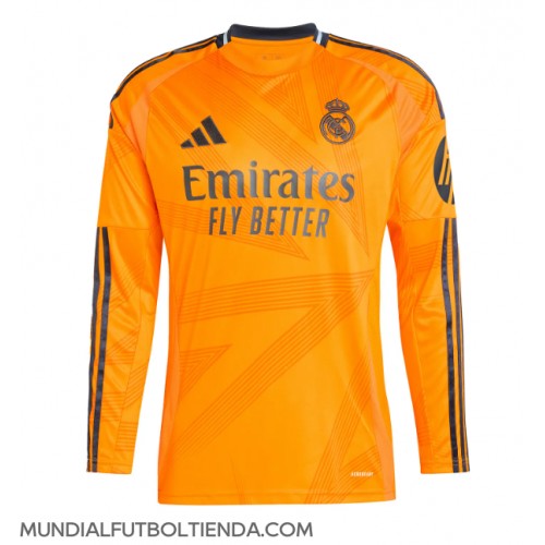 Camiseta Real Madrid Segunda Equipación Replica 2024-25 mangas largas